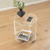 1980s Acrylic side table