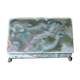 Alabaster Jewelry Box of superb alliance of green and ocher hues