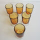 Verres liqueur jaune Luminarc vintage