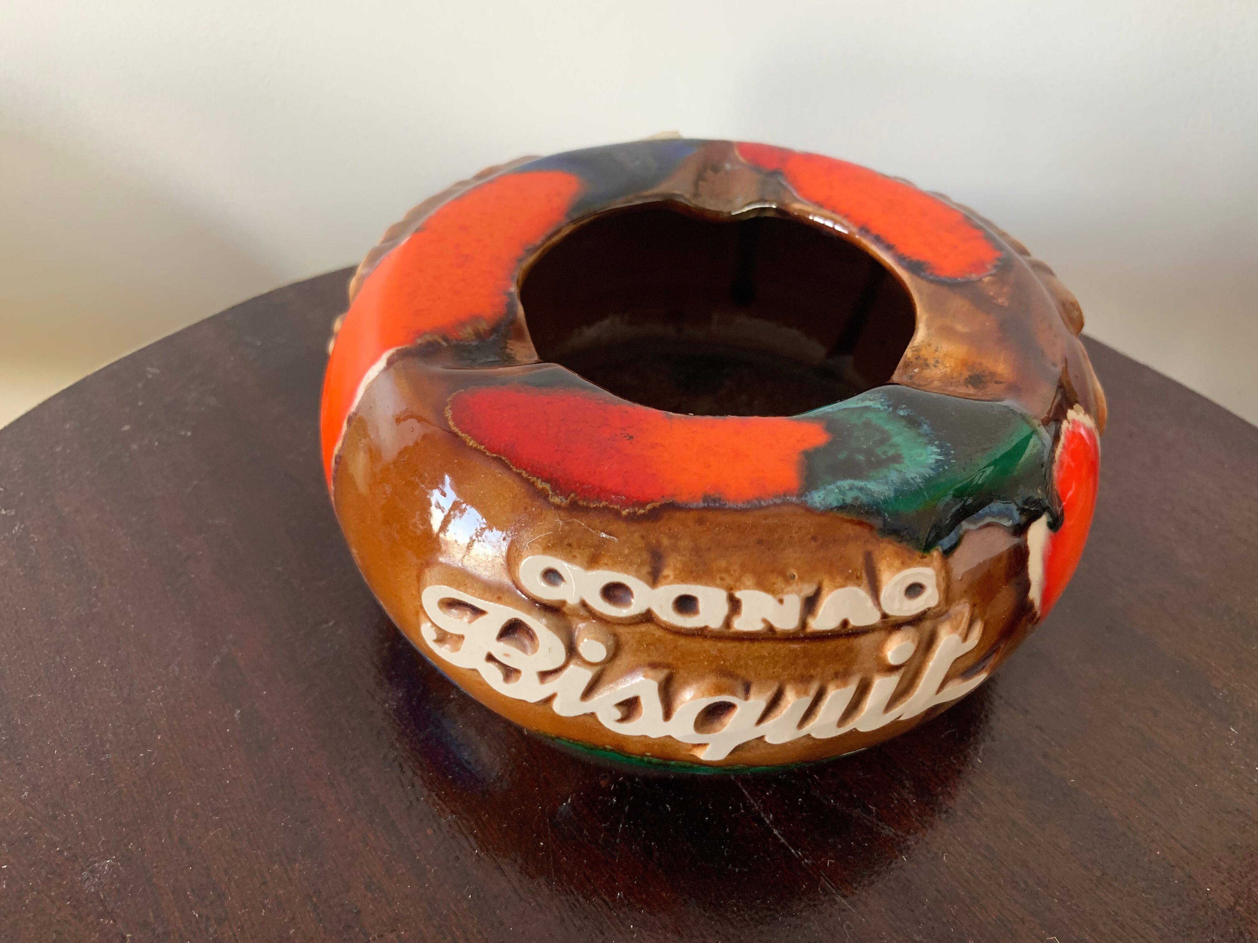 Vintage ashtray Cognac Bisquit