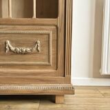 Old Parisian wardrobe solid wood ornaments