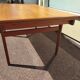 Scandinavian teak dining table with extension 6 to 10 people Henning Kjaernulf