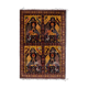 Vintage handmade traditional oriental turkish oushak rug 6'8" x 10'6"