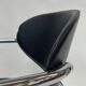 Vintage dining chair effezeta made in Italy design chrome