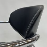 Vintage dining chair effezeta made in Italy design chrome