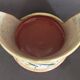 Ceramic tea light holder with signature to identify, 20th century