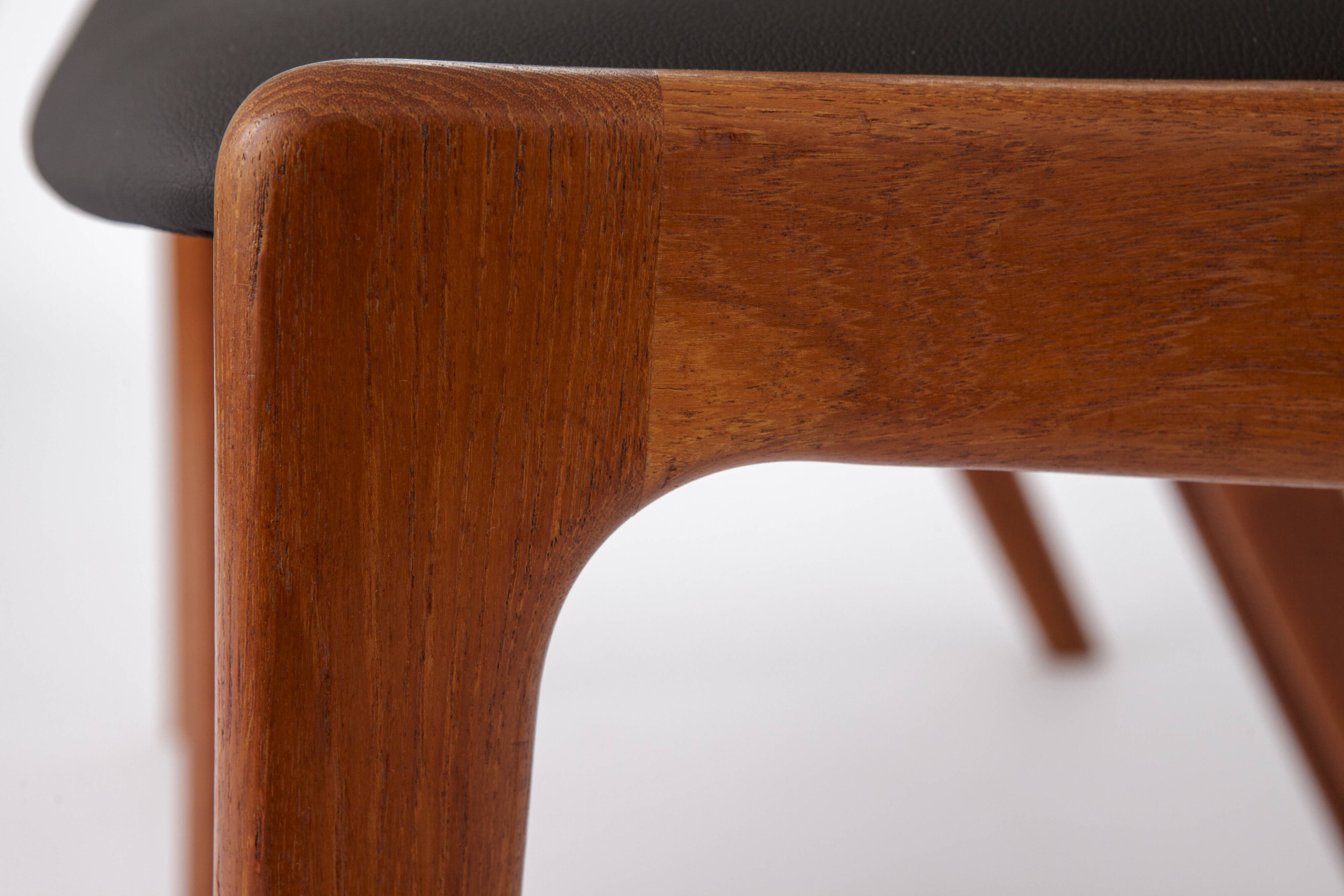 2 Chairs by Kai Kristiansen, model T21, Danish Teak 1960s