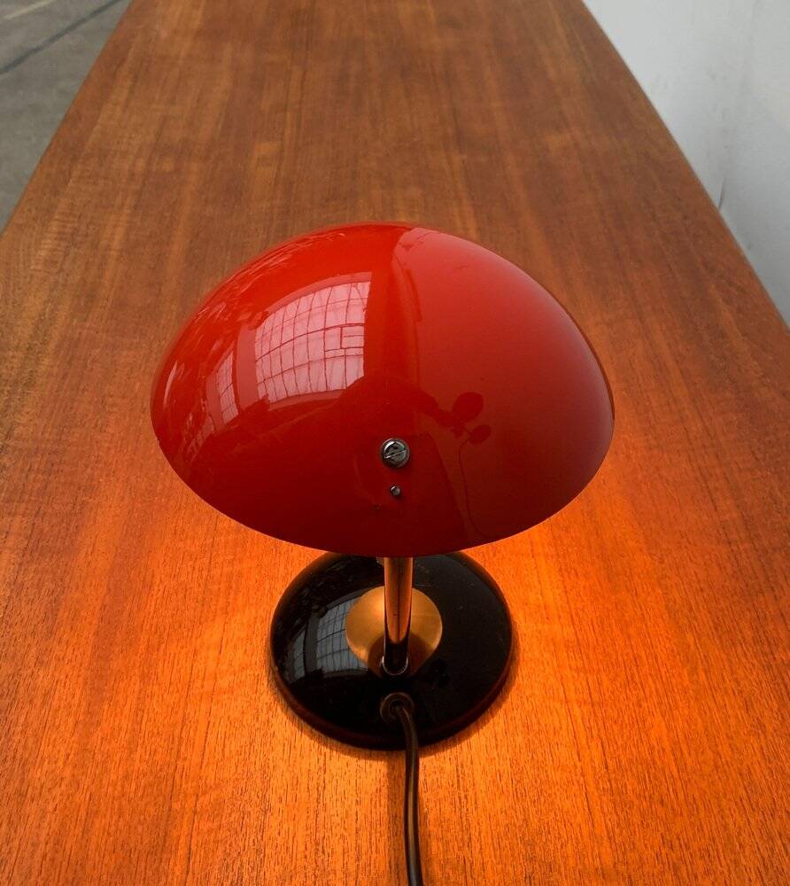 Mid-century minimalist table lamps by Josef Hurka for Drukov, Brno, set of 2.