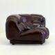 Dark brown Nuvolone modular lounge sofa by Rino Maturi for Mimo Padova