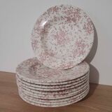 Set of 11 LUNEVILLE Englishstyle soup plates