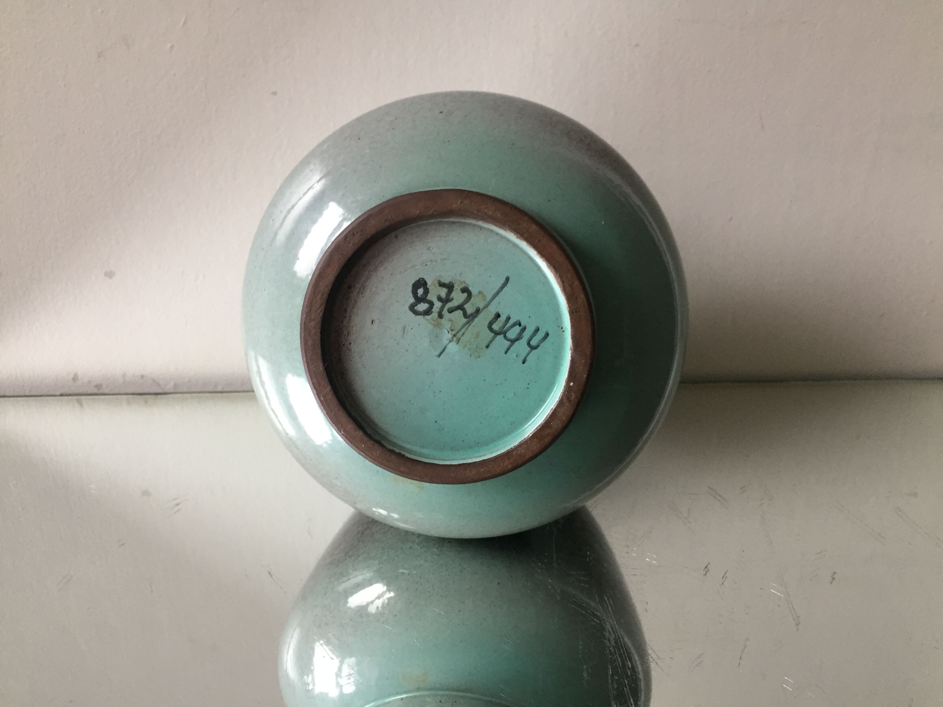 Vase scandinave en grès par Graveren Midcentury