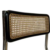 Vintage Cesca chair style b32 model in chrome and black