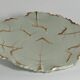Art Deco Pistachio and Gold Leaf Plates Viloca Paris Caffarelli