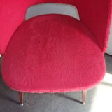 red moumoutte fabric chair 1960