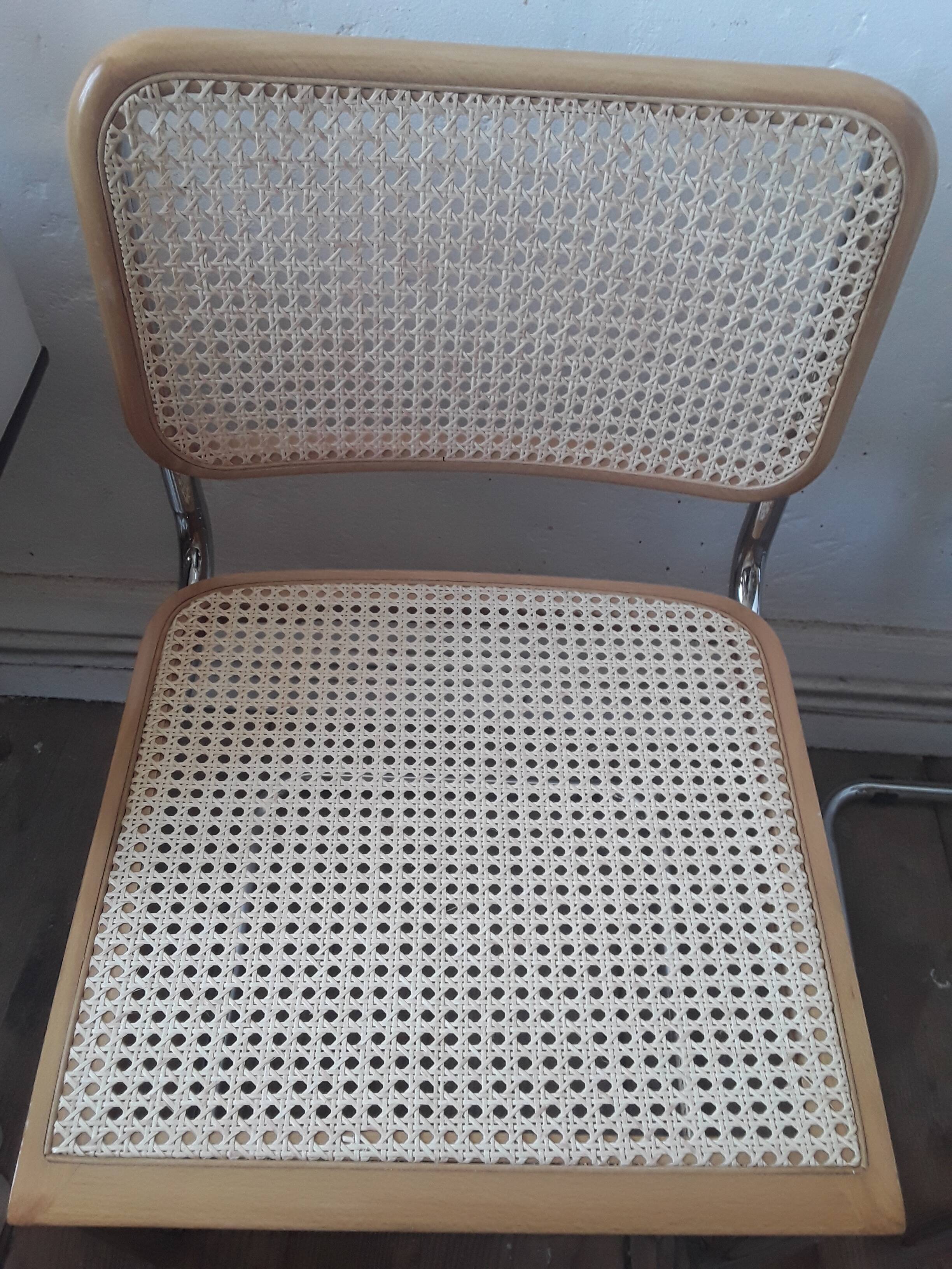 Paire de Chaises B32 Marcel Breuer