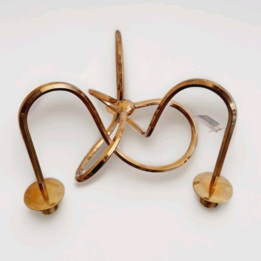Josef Frank Svenskt Tenn candle holder brass design