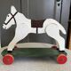 Horse to pull, antique wooden toy