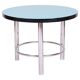 Czech Bauhaus Round Coffee Table in Chrome-Plated Steel, 1930s