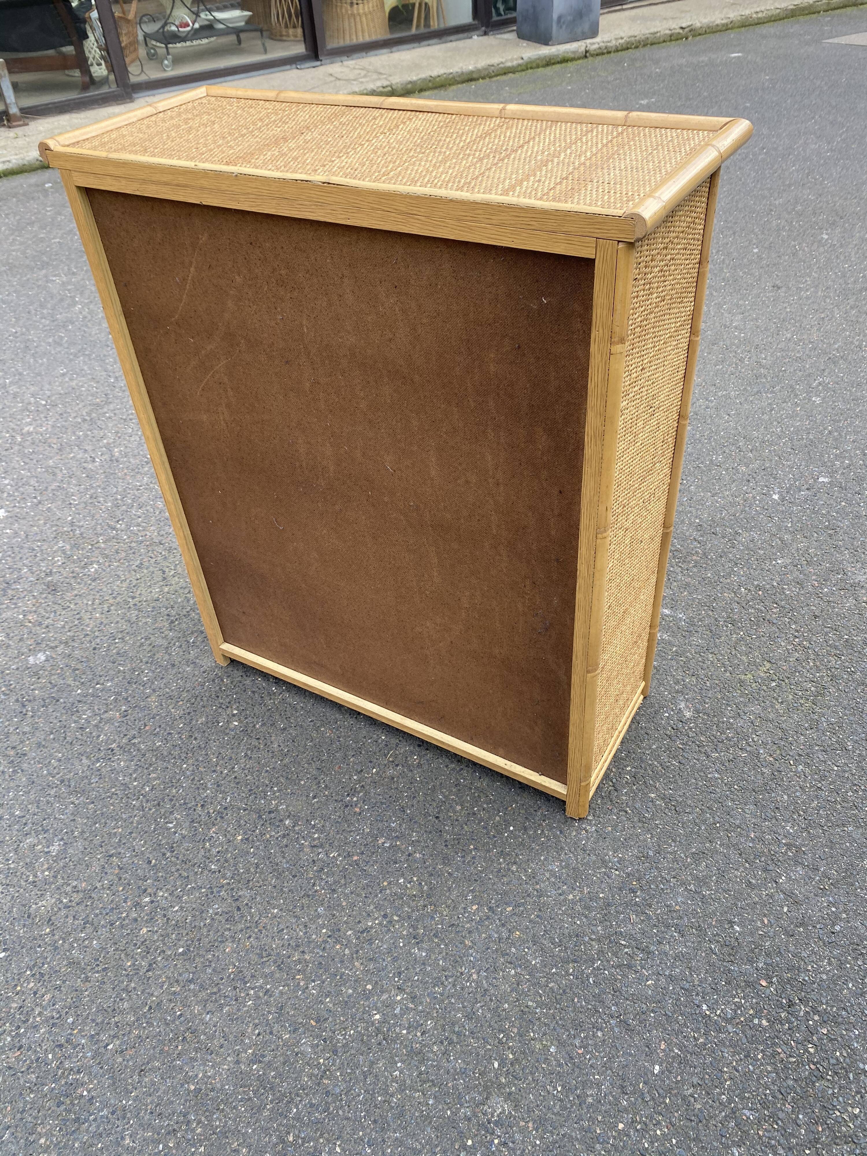 Rattan buffet