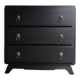 Commode vintage noire