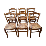 6 chaises style Louis Philippe