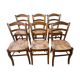6 Louis Philippe style chairs