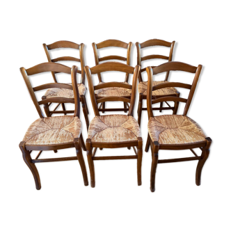 6 chaises style Louis Philippe