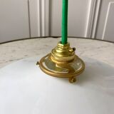 Suspension in smooth opaline green thread early twentieth century