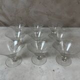 A lot of crystal glasses