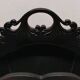 Antique Vintage Carved Wooden Magazine Rack