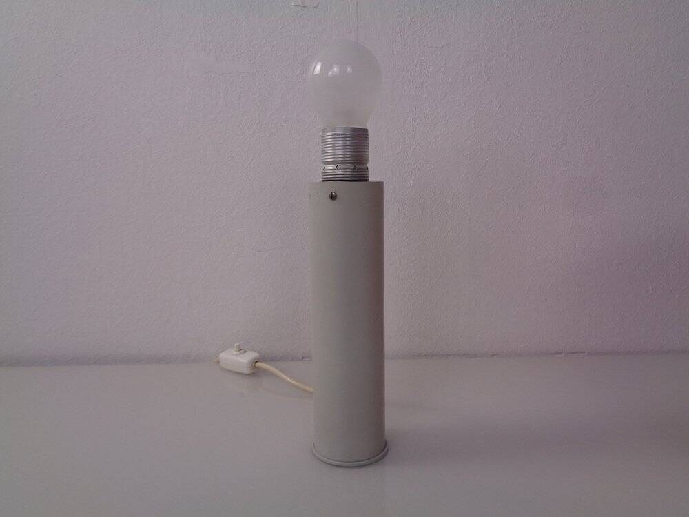 Minimalist table lamp in aluminium, Germany, 1960s