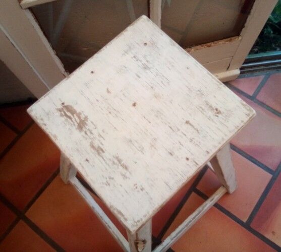 Wooden workshop top stool