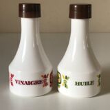 Set oil and vinegar mobil vintage years 70 s