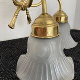 Double tulip wall light