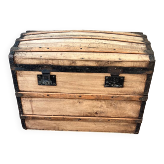 Old travel trunk