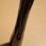 Hand-blown tilted vase