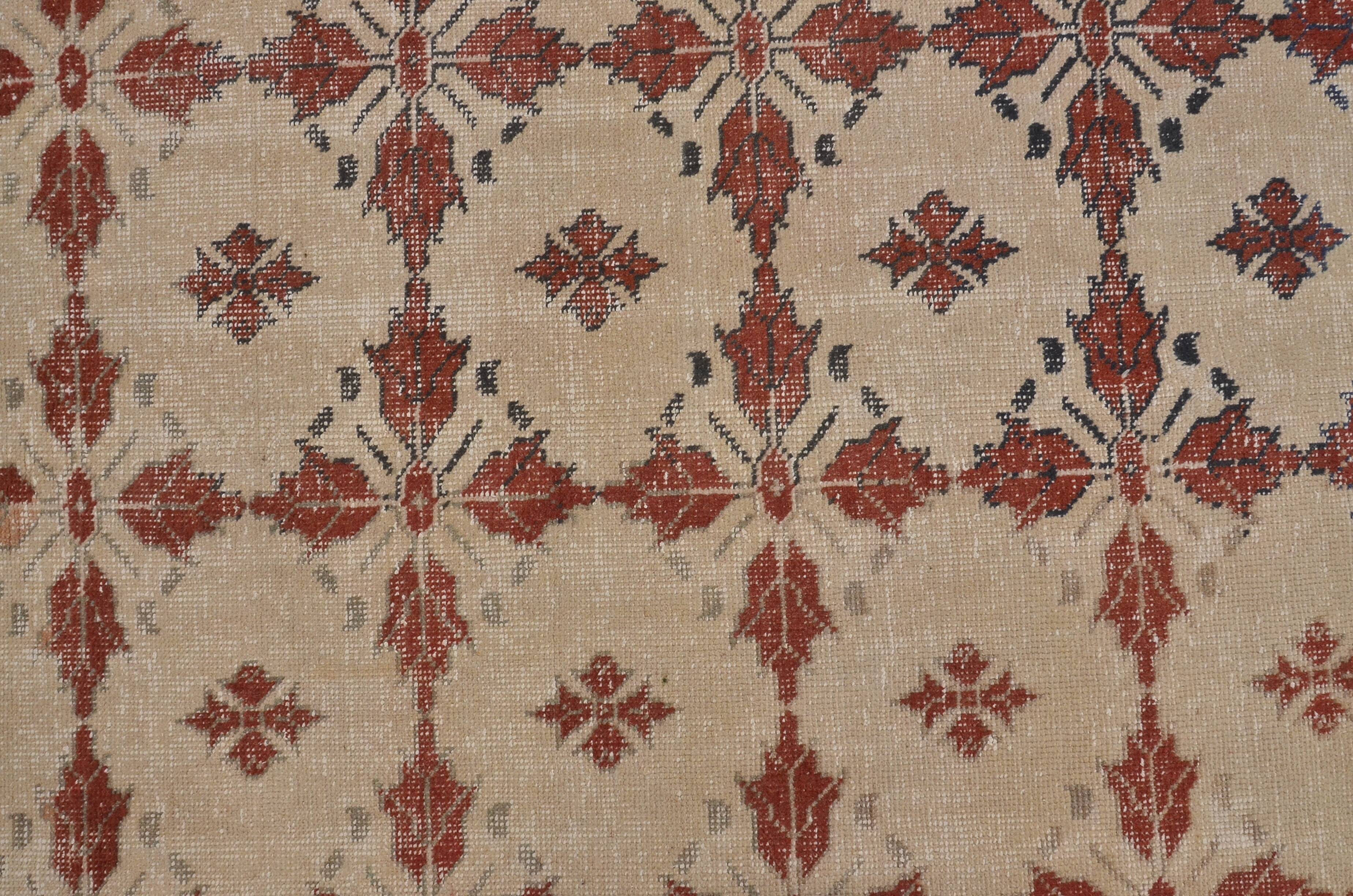 Red & Tan Anatolian Rug sku 2450.