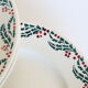 Set of 8 flat plates Moulin des Wolves, Holly motif