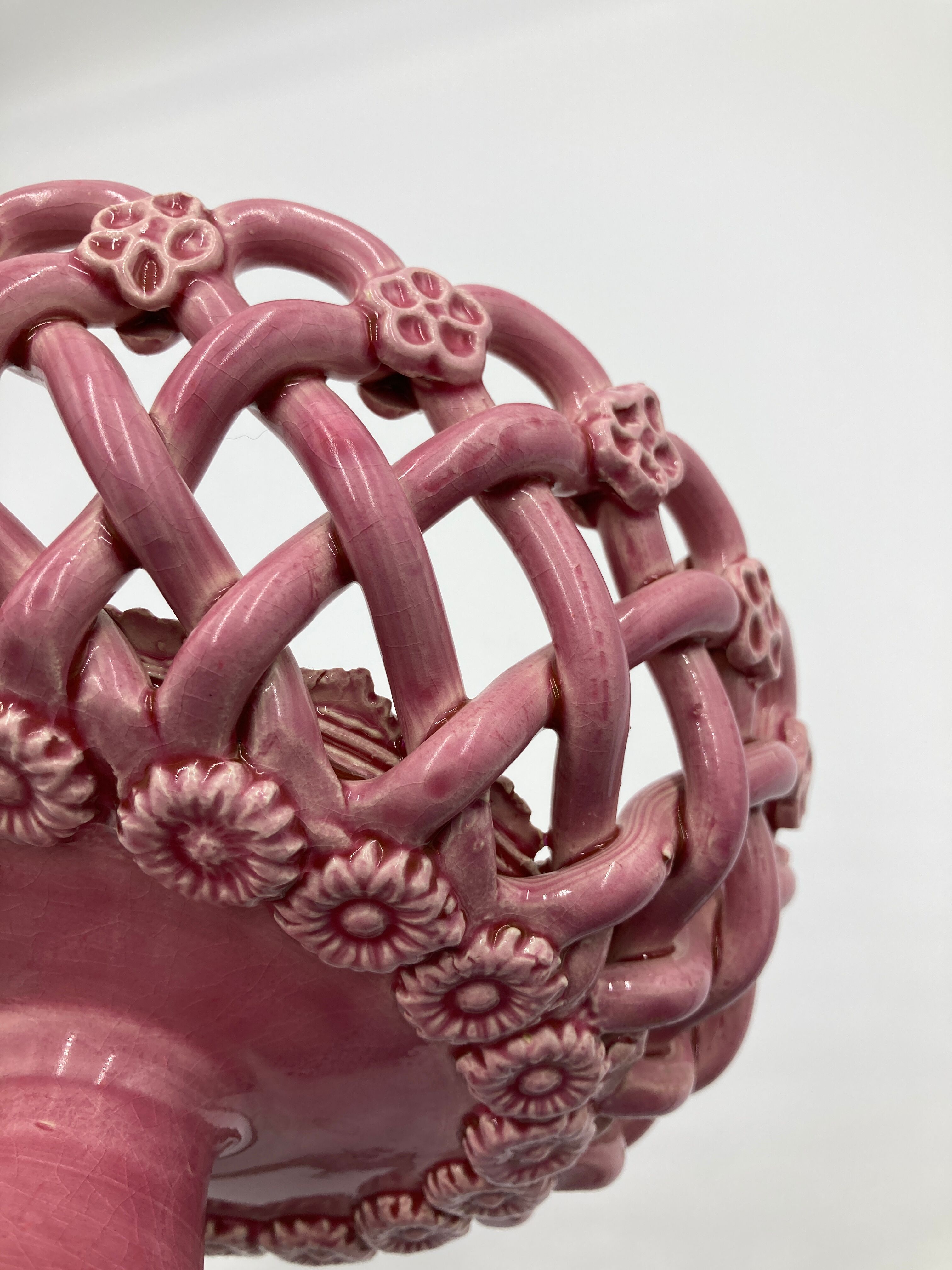 Braided ceramic basket Pichon Uzes
