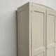 Restored 1930 art deco wardrobe, pure linen color