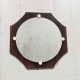 Rosewood 60s wall mirror