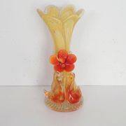 Paire de vases en verre d'art
