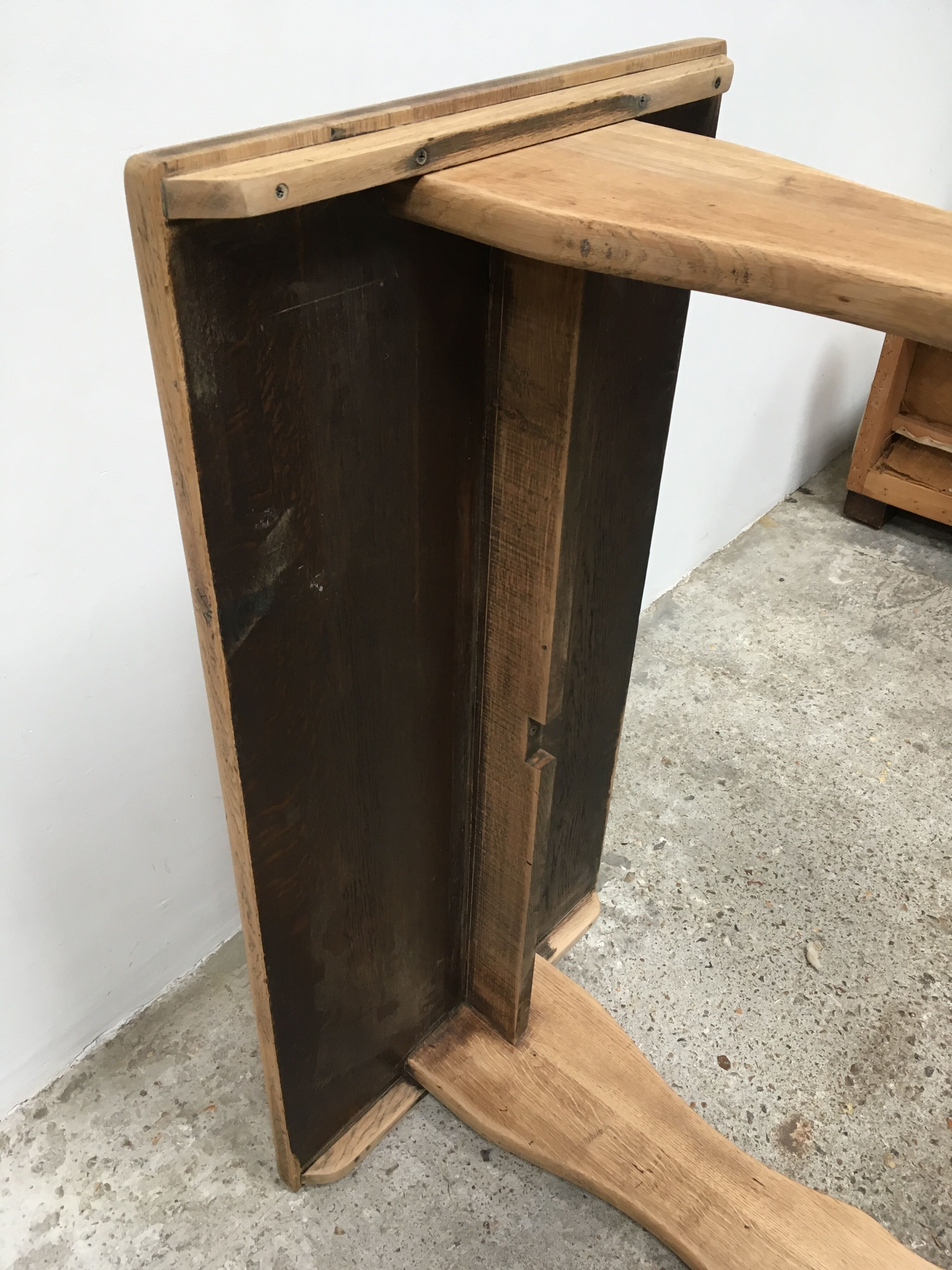 Table rustic Bistro in oak