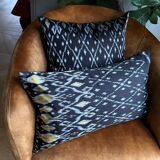 Coussin Shan noir 40x40