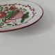 Saint-Clément plate – floral basket decoration with lyre handles – circa 1910