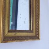 Small mercury mirror Wooden frame