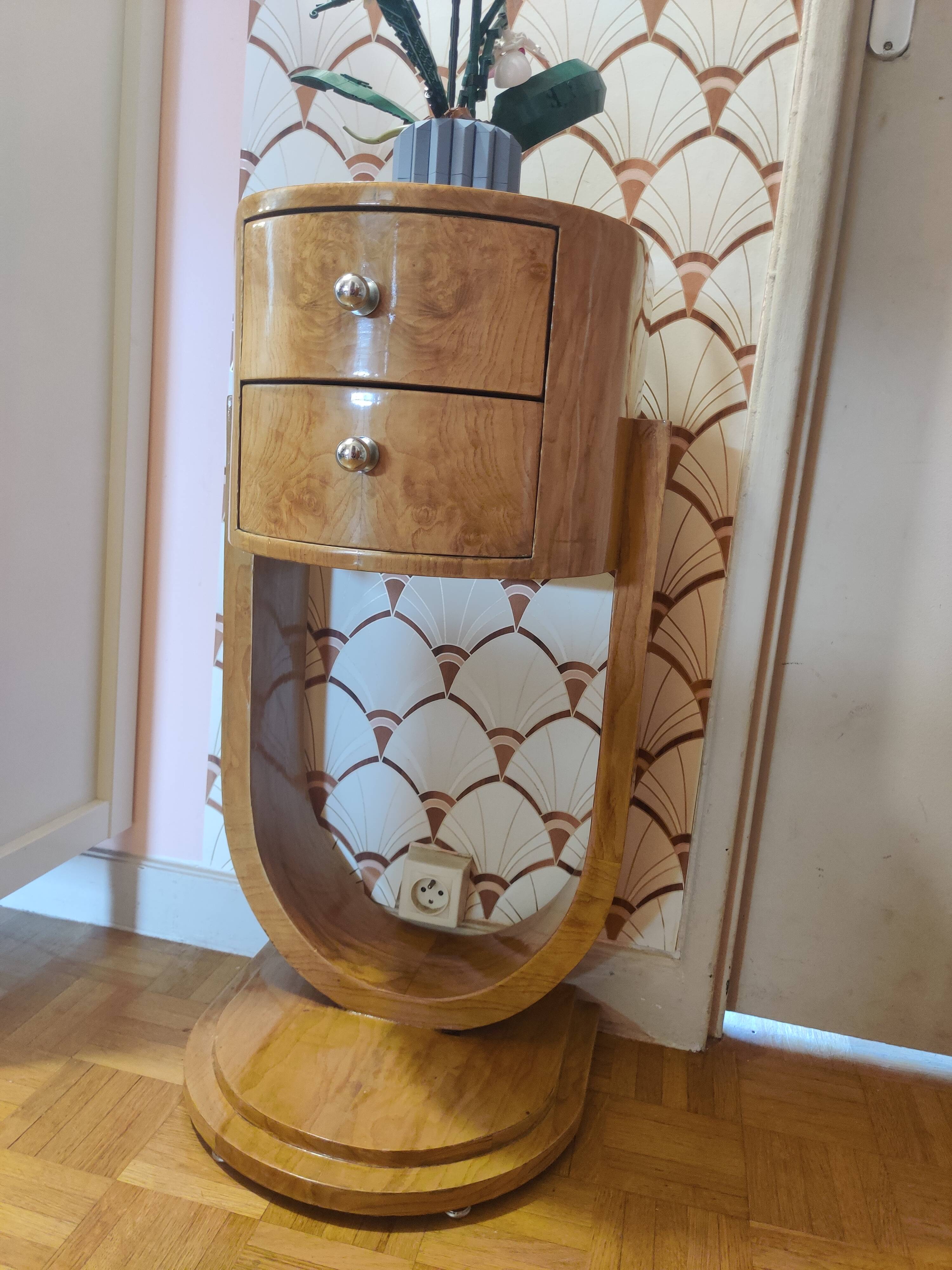 Art Deco bedside table