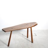 Brutalist tripod side table