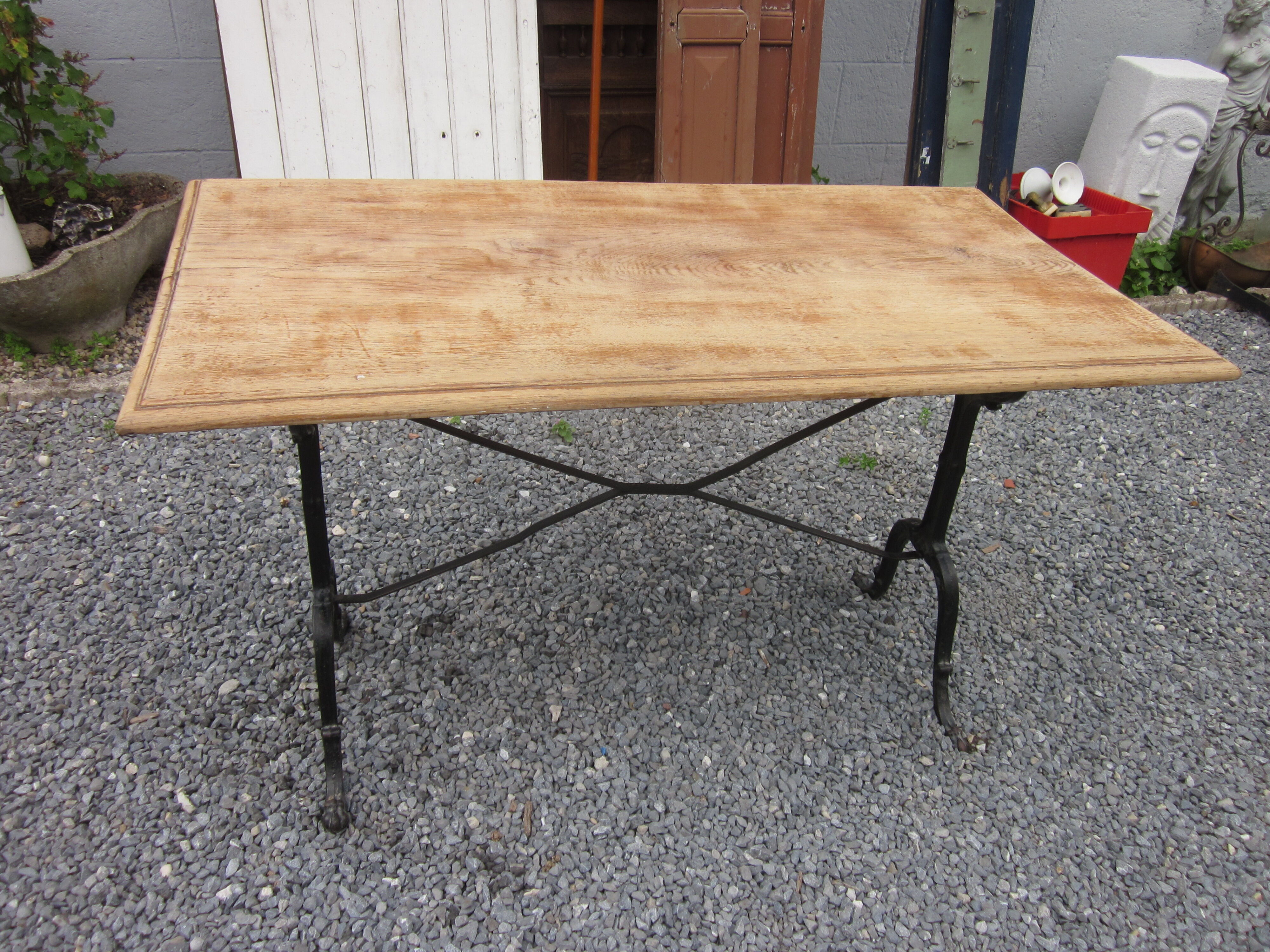 Old bistro table
