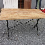 Old bistro table